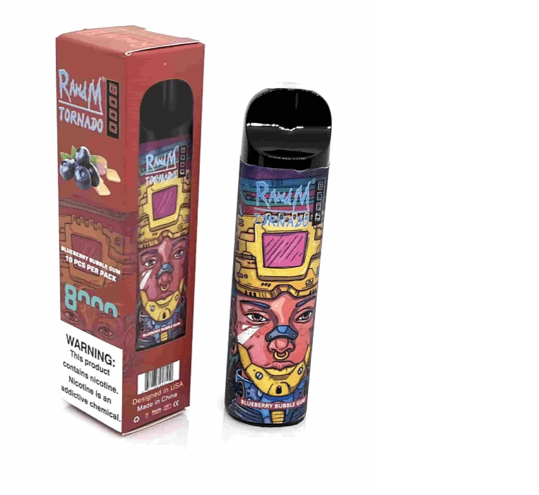 Tornado R&M Blueberry Bubble Gum (8000 Puffs)
