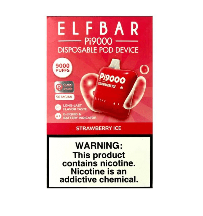 ELFBAR Pi- strawberry ice (9000)