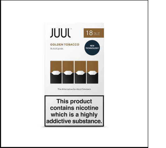 Juul Pods Golden Tobacco 1.5% – Authentic, Smooth Vape